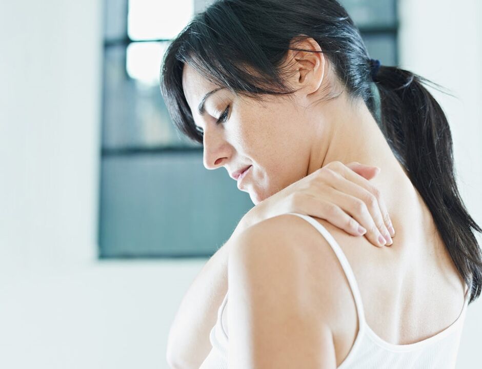 shoulder pain with cervical osteochondrosis